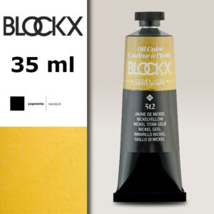 BX003 - 512 - Giallo Nickel S5 Colore a Olio Extra Fine 35 ML BLOCKX