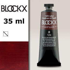 BX035 - 524 - Rosso Anthraquinone S5 Colore a Olio Extra Fine 35 ML BLOCKX