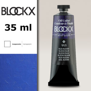 BX052 - 553 - Blu S4 Colore a Olio Extra Fine 35 ML BLOCKX