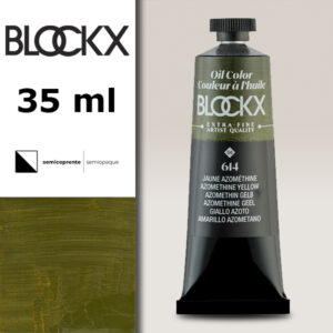 BX001 - 614 - Giallo Azomethine S6 Colore a Olio Extra Fine 35 ML BLOCKX