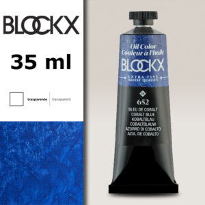 BX048 - 652 - Blu Cobalto S6 Colore a Olio Extra Fine 35 ML BLOCKX