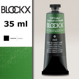 BX070 - 661 - Verde Cobalto Chiaro S6 Colore a Olio Extra Fine 35 ML BLOCKX