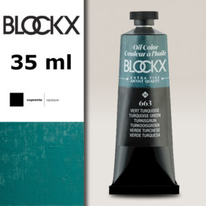BX060 - 663 - Verde Turchese S6 Colore a Olio Extra Fine 35 ML BLOCKX