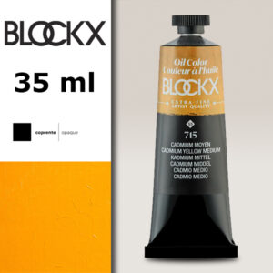 BX012 - 715 - Giallo Cadmio Medio S5 Colore a Olio Extra Fine 35 ML BLOCKX