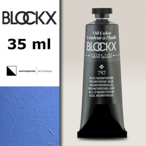 BX047 - 757 - Blu Indatrene S5 Colore a Olio Extra Fine 35 ML BLOCKX