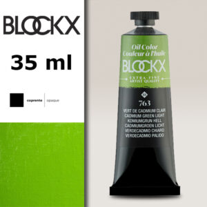 BX067 - 763 - Verde Cadmio Chiaro S5 Colore a Olio Extra Fine 35 ML BLOCKX