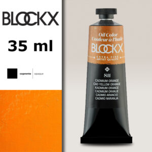 BX020 - 811 - Arancione Cadmio S6 Colore a Olio Extra Fine 35 ML BLOCKX