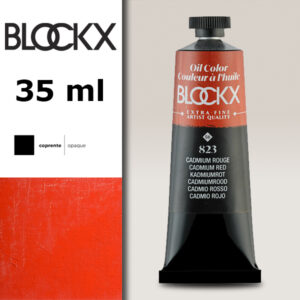 BX026 - 823 - Rosso Cadmio S6 Colore a Olio Extra Fine 35 ML BLOCKX