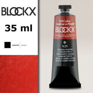BX030 - 825 - Porpora Cadmio S6 Colore a Olio Extra Fine 35 ML BLOCKX