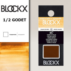 BX000 - 117 - Terra d'Italia S1 Colore Acquerello Extra Fine 1/2 Godet BLOCKX