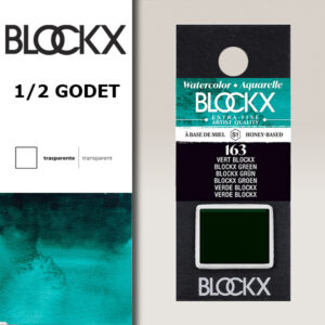 BX000 - 163 - Verde S1 Colore Acquerello Extra Fine 1/2 Godet BLOCKX