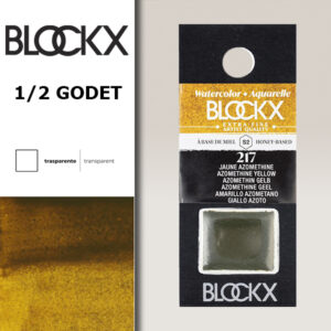BX000 - 217 - Giallo Azomethine S2 Colore Acquerello Extra Fine 1/2 Godet BLOCKX