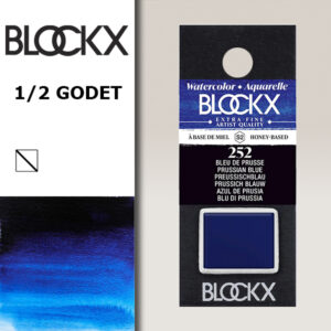 BX000 - 252 - Blu di Prussia S2 Colore Acquerello Extra Fine 1/2 Godet BLOCKX