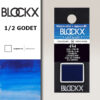 BX000 - 454 - Blu Cyan S4 Colore Acquerello Extra Fine 1/2 Godet BLOCKX