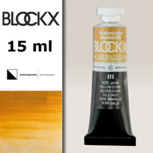 BX000 - 111 - Giallo Ocra S1 Colore Acquerello Extra Fine 15 ML BLOCKX