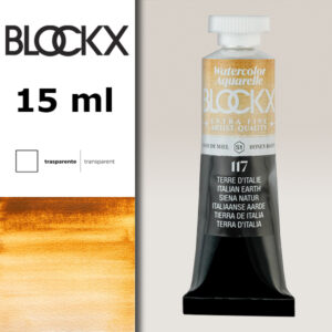 BX000 - 117 - Terra d'Italia S1 Colore Acquerello Extra Fine 15 ML BLOCKX