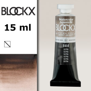 BX000 - 144 - Seppia S1 Colore Acquerello Extra Fine 15 ML BLOCKX