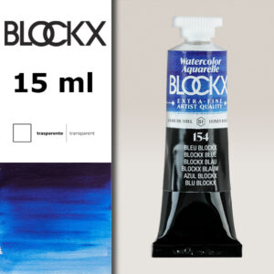 BX000 - 154 - Blu S1 Colore Acquerello Extra Fine 15 ML BLOCKX