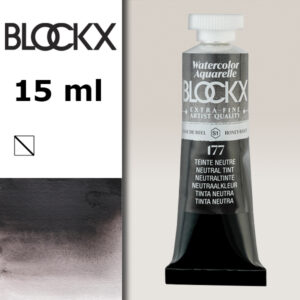 BX000 - 177 - Neutro S1 Colore Acquerello Extra Fine 15 ML BLOCKX