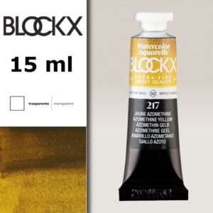 BX000 - 217 - Giallo Azomethine S2 Colore Acquerello Extra Fine 15 ML BLOCKX