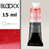 BX000 - 221 - Rosso Anthraquinone S2 Colore Acquerello Extra Fine 15 ML BLOCKX