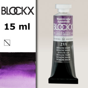 BX000 - 233 - Malva Dioxazine S3 Colore Acquerello Extra Fine 15 ML BLOCKX