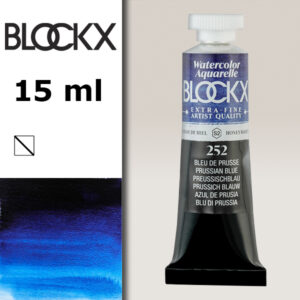 BX000 - 252 - Blu di Prussia S2 Colore Acquerello Extra Fine 15 ML BLOCKX