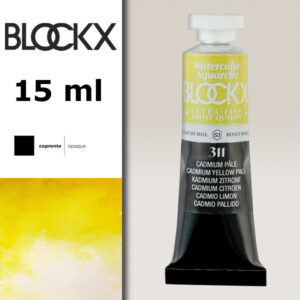 BX000 - 311 - Giallo Cadmio Chiaro S3 Colore Acquerello Extra Fine 15 ML BLOCKX
