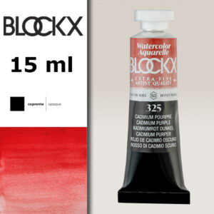 BX000 - 325 - Porpora Cadmio S3 Colore Acquerello Extra Fine 15 ML BLOCKX