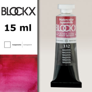 BX000 - 332 - Magenta S3 Colore Acquerello Extra Fine 15 ML BLOCKX