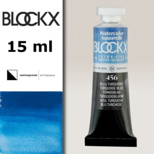 BX000 - 456 - Turchese S4 Colore Acquerello Extra Fine 15 ML BLOCKX