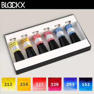 Confezione Acquerello Extra Fine al Miele 6 Tubi da 15 ml Colori Primari BLOCKX