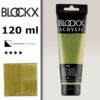 BX076 - 051 - Verde Oro 120 ML Acrilico Fine Artist BLOCKX
