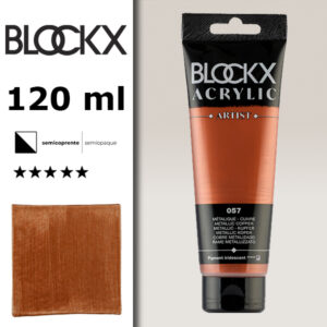 BX075 - 057 - Rame 120 ML Acrilico Fine Artist BLOCKX