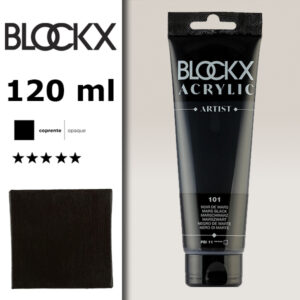 BX068 - 101 - Nero di Marte 120 ML Acrilico Fine Artist BLOCKX