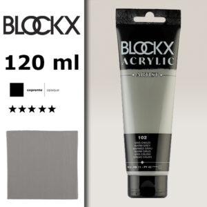BX066 - 102 - Grigio Caldo 120 ML Acrilico Fine Artist BLOCKX