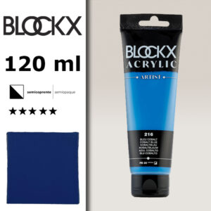 BX036 - 216 - Blu Cobalto 120 ML Acrilico Fine Artist BLOCKX