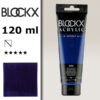 BX038 - 244 - Blu 120 ML Acrilico Fine Artist BLOCKX