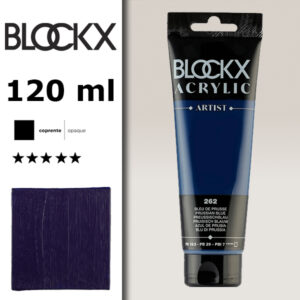 BX041 - 262 - Blu di Prussia 120 ML Acrilico Fine Artist BLOCKX