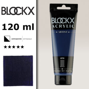 BX040 - 270 - Indigo 120 ML Acrilico Fine Artist BLOCKX