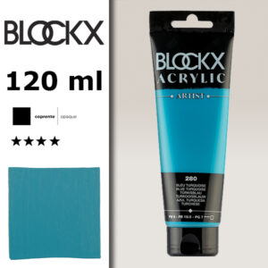 BX042 - 280 - Turchese 120 ML Acrilico Fine Artist BLOCKX