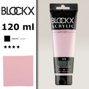 BX020 - 472 - Rosa Quinacrid. Chiaro 120 ML Acrilico Fine Artist BLOCKX