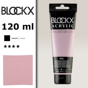 BX021 - 473 - Rosa Viola Quinacrid. Chiaro 120 ML Acrilico Fine Artist BLOCKX