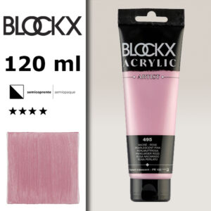 BX082 - 495 - Rosa Perlescente 120 ML Acrilico Fine Artist BLOCKX