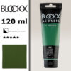 BX053 - 635 - Verde Ossido 120 ML Acrilico Fine Artist BLOCKX