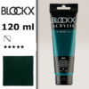 BX051 - 650 - Verde 120 ML Acrilico Fine Artist BLOCKX