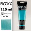 BX085 - 695 - Turchese Perlescente 120 ML Acrilico Fine Artist BLOCKX
