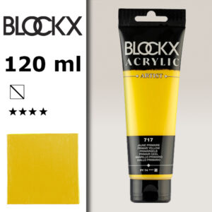 BX006 - 717 - Giallo Primario 120 ML Acrilico Fine Artist BLOCKX