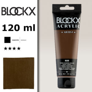BX061 - 825 - Ambra Bruciata 120 ML Acrilico Fine Artist BLOCKX