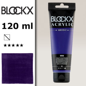 BX029 - 956 - Viola Oltremare 120 ML Acrilico Fine Artist BLOCKX